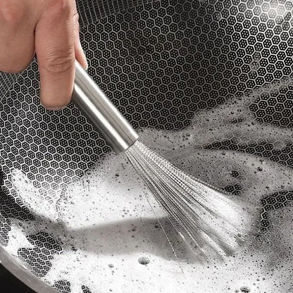 Escova de Lavar Louça de Aço Inoxidável