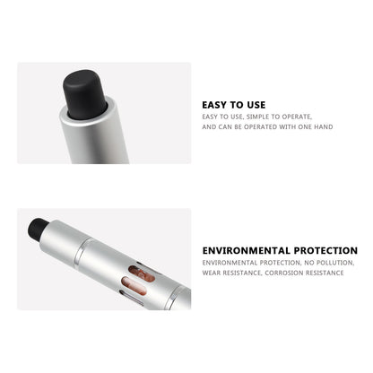 One-Handed Stainless Steel Thumb Press Spice Grinder Set