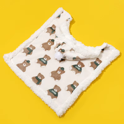 Capa de Gato em Lã Suave com Chapéu – Capa Convertível Aconchegante e Pijama para Gatos