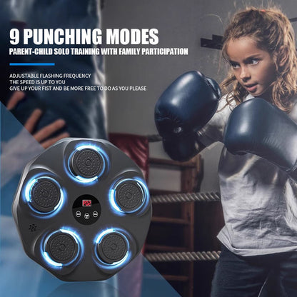 Alvo de Boxe Interativo Musical para Casa – Treinador de Punches LED