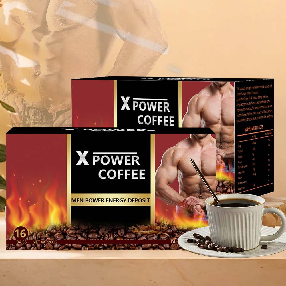 Café Preto de Desempenho Masculino com Raiz de Maca Orgânica
