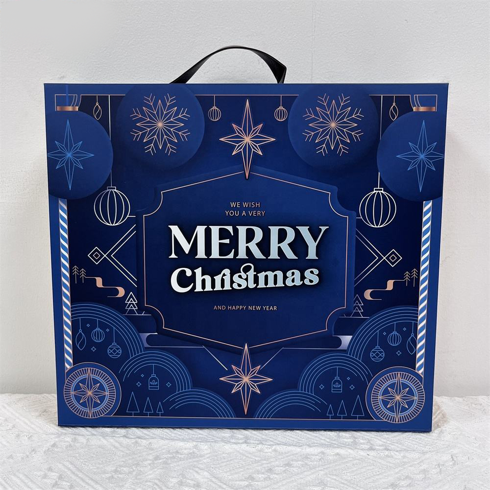Caja de calendario de adviento de Navidad - Cajas de regalo para la cuenta regresiva de las fiestas DIY