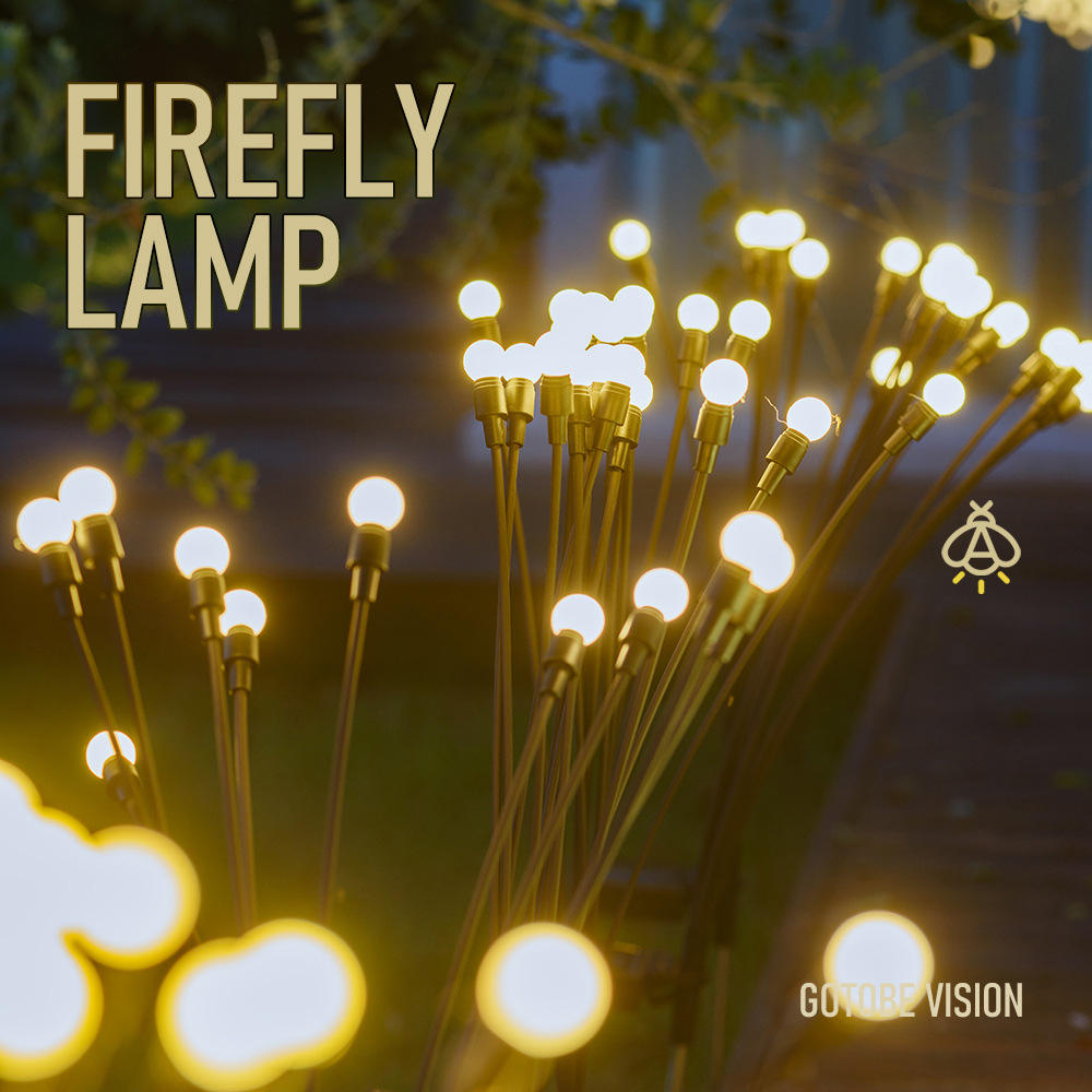 Solar RGB Firefly Lamp – Outdoor Garden Path Light