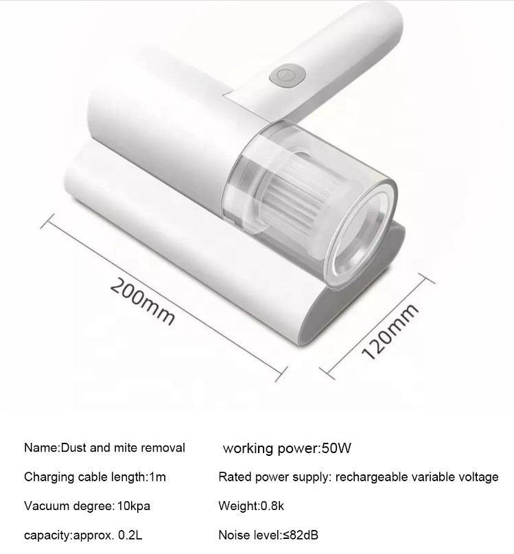 Cordless UV Mattress Vacuum & Mite Remover – Handheld Fabric Sterilizer & Deep Cleaner