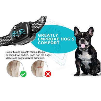 Rechargeable Anti Bark Collar - No Shock Smart AI Chip - Color Screen & Dual Vibration Modes