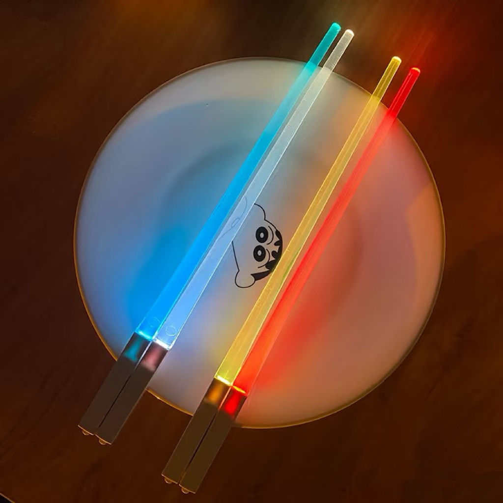 Smart Reusable LED Light-Up Chopsticks