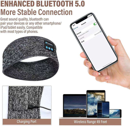 Fita de Dormir Bluetooth com Auriculares Sem Fios