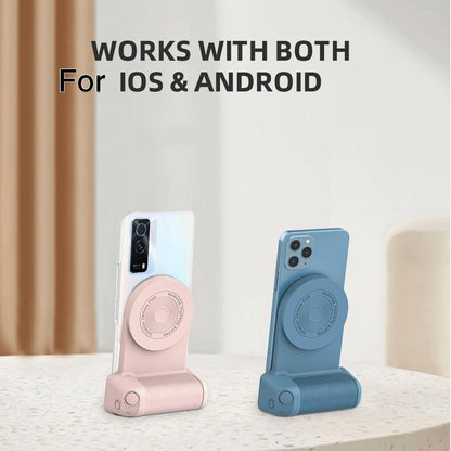 Magnetic Bluetooth Selfie Grip with Remote Control