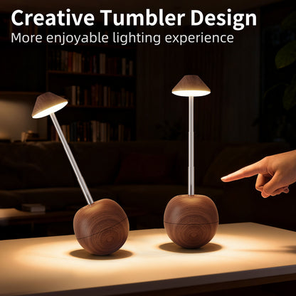 Lámpara RGB interactiva tipo vaso – Luz de escritorio que cambia de color, divertida y funcional – Recargable por USB y portátil
