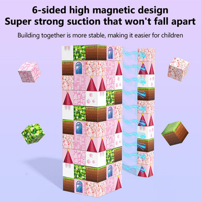 Princess Castle Magnetic Building Block Set