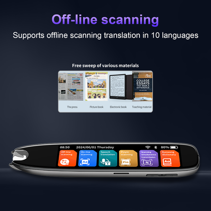 Smart Scan Multi-Language Translation Pen