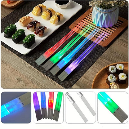 Smart Reusable LED Light-Up Chopsticks