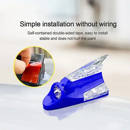 Car Decorative Shark Fin Antenna Wind Power Light