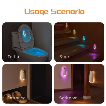 Luz Noturna para Sanita com Sensor de Movimento (LED Recarregável)