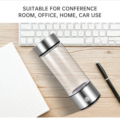Portable USB Hydrogen-Rich Water Ionizer Bottle