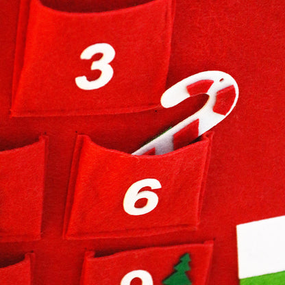 DIY Felt Snowman Advent Calendar – Hanging Countdown to Christmas for Kids