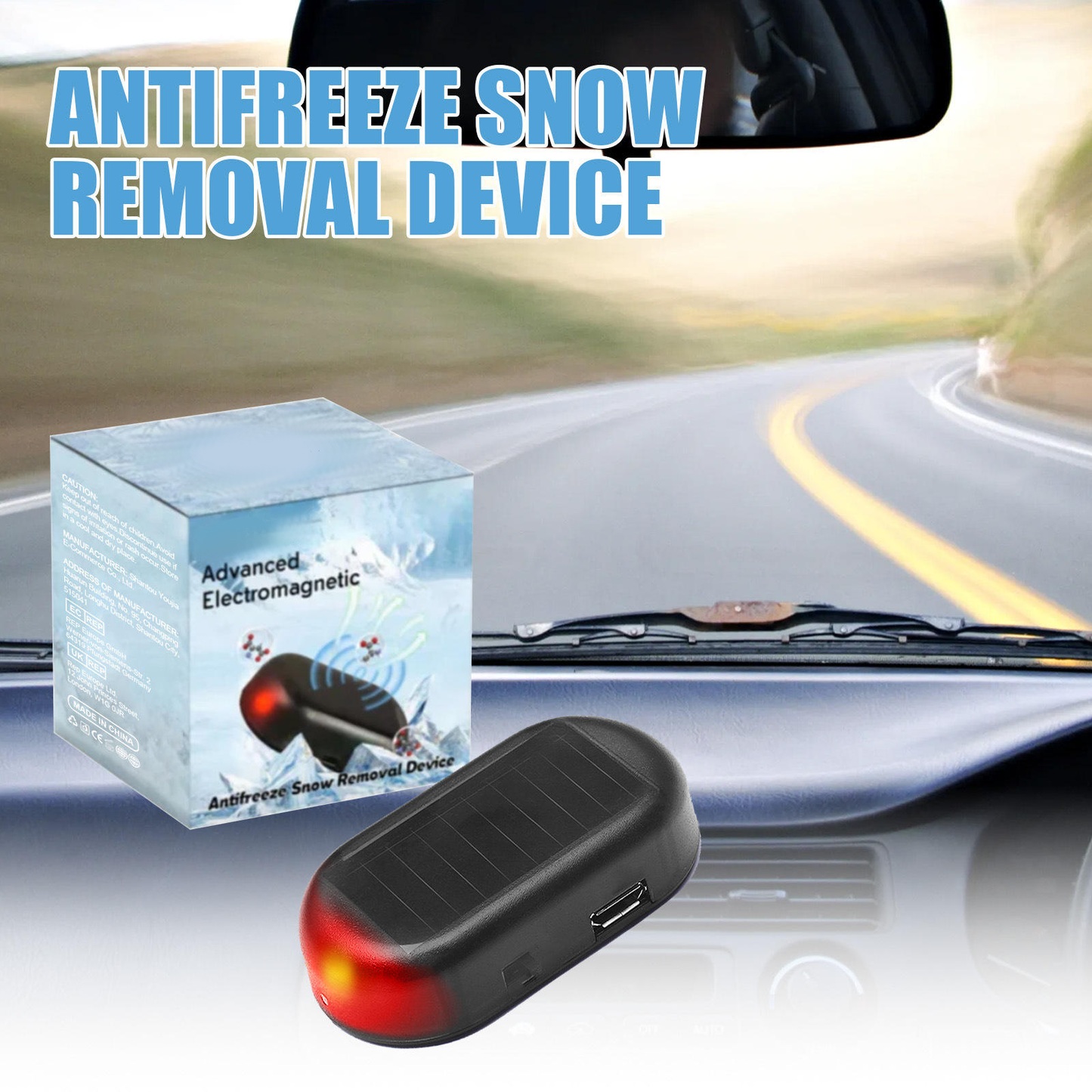 Dispositivo de Proteção Anti-Gelo e Neve para o Para-brisas do Carro