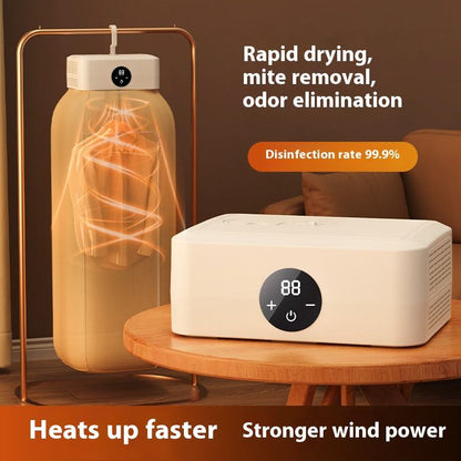 Secador Elétrico Portátil Dobrável – Mini Secador Inteligente de Viagem para Casa e Espaços Pequenos