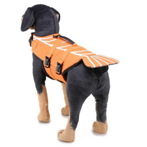 Colete Salva-Vidas Flutuante Refletor Respirável para Animais de Estimação