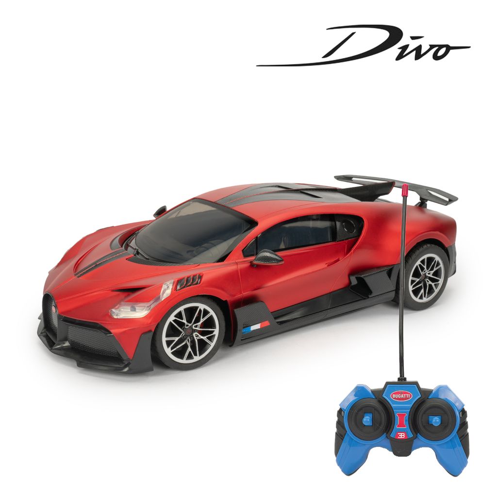 Coche de carreras RC eléctrico Bugatti Divo - Réplica a escala 1:14
