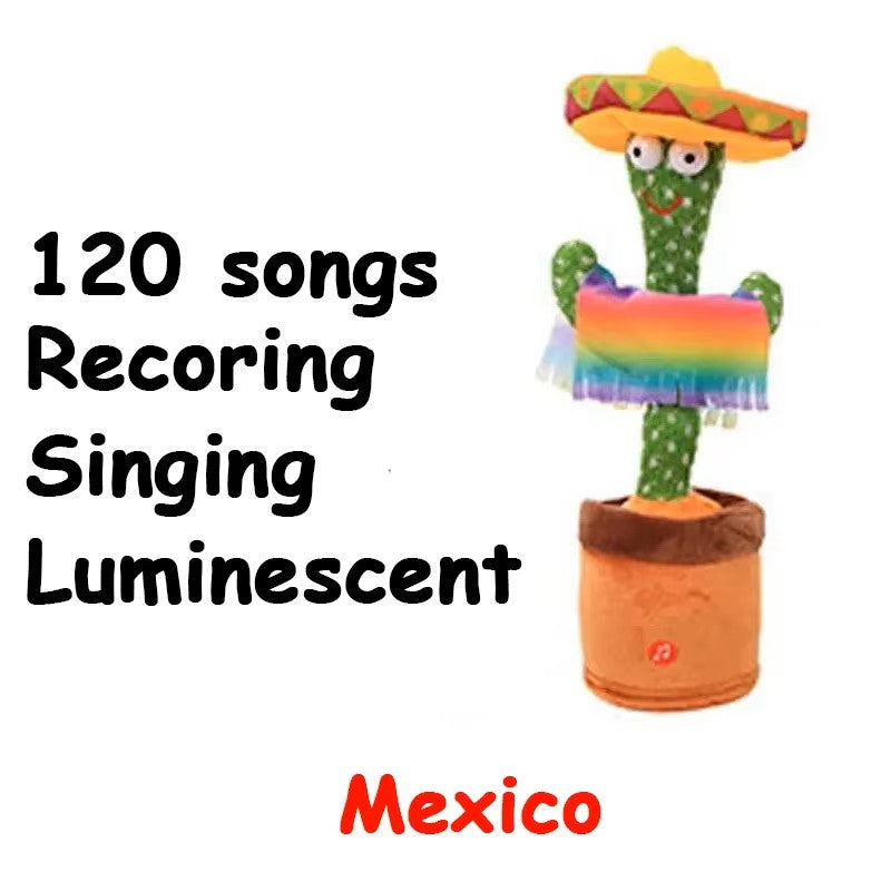 Cactus Bailarín Repite lo que dices – Peluche Electrónico que Canta y Habla