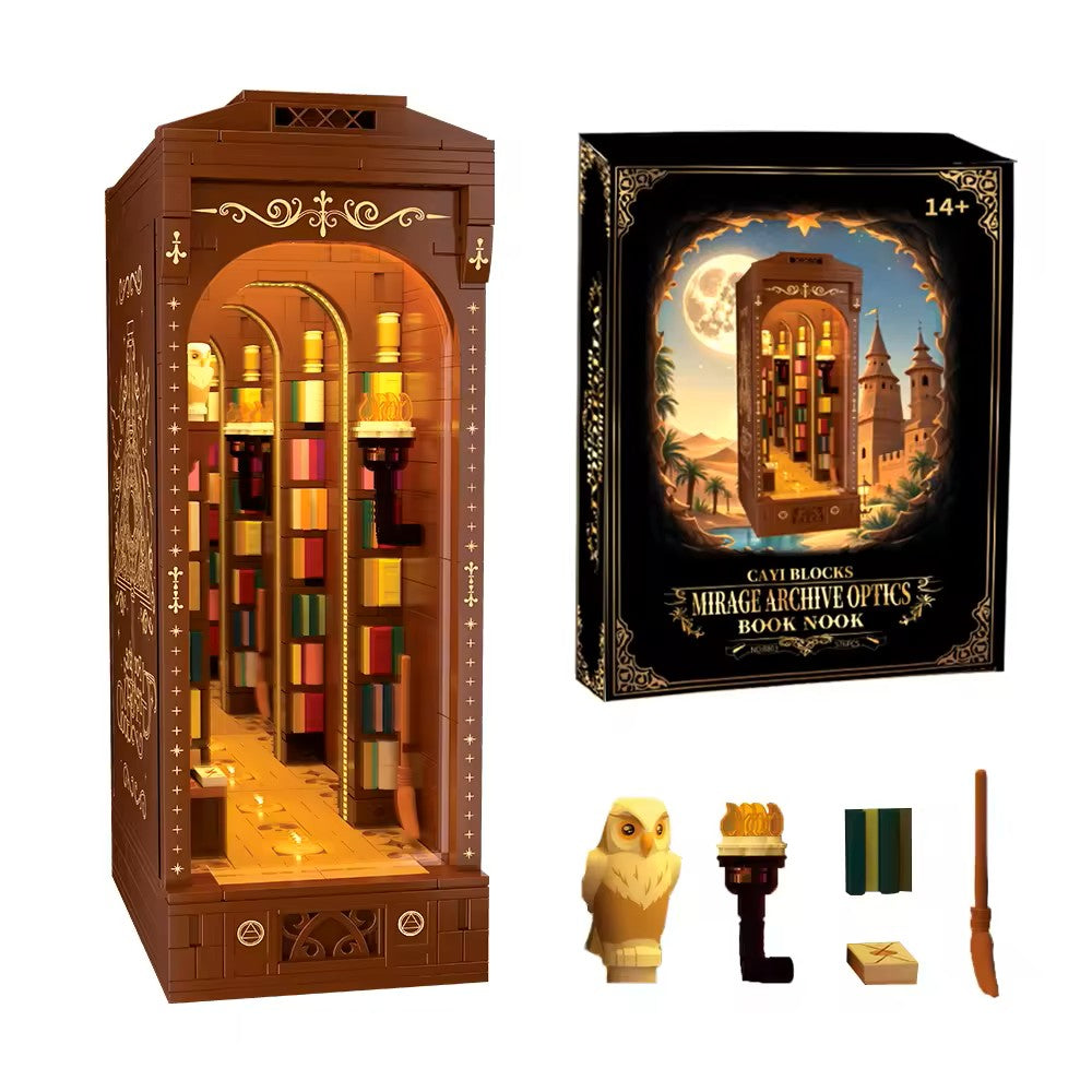 Set de bloques de construcción navideños con luces LED – Juguete creativo de ensamblaje DIY para niños