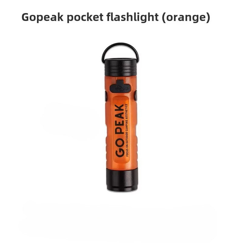 GOPEAK Mini Pocket Flashlight - Keychain & Hat Clip LED