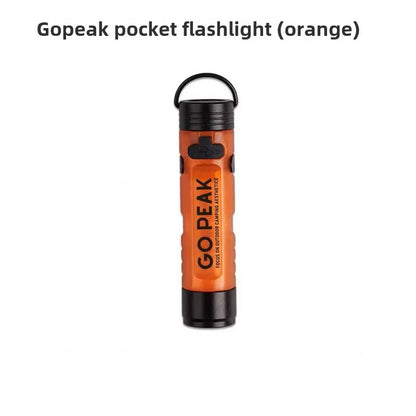 GOPEAK Mini Pocket Flashlight - Keychain & Hat Clip LED