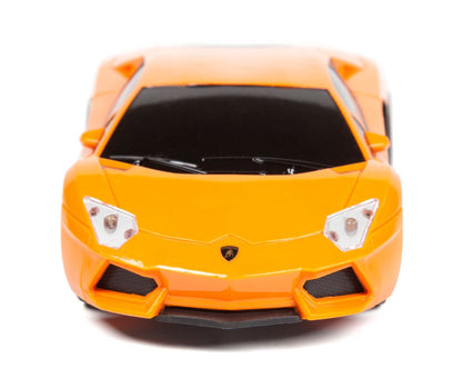 Lamborghini Aventador Carro Elétrico RC Supercarro - Réplica à Escala 1:24