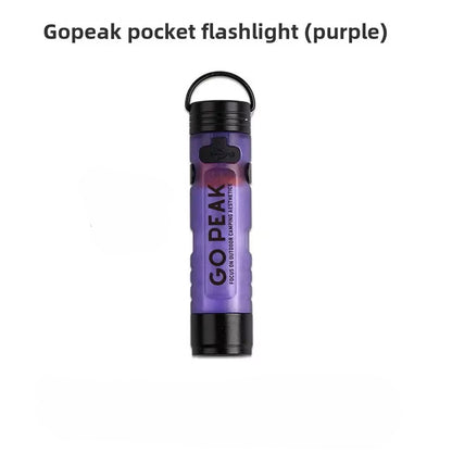 GOPEAK Mini Pocket Flashlight - Keychain & Hat Clip LED