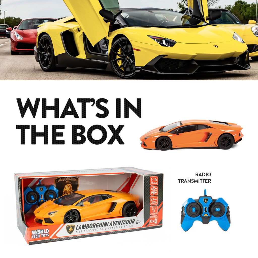 Lamborghini Aventador RC Coupé Desportivo de Luxo - Réplica à Escala 1:14