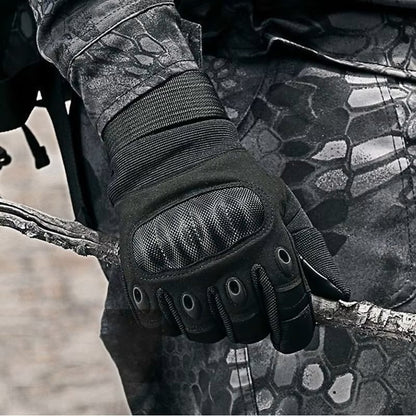 Heavy-Duty Tactical Work Gloves – Impact Resistant Hard Knuckle Protection