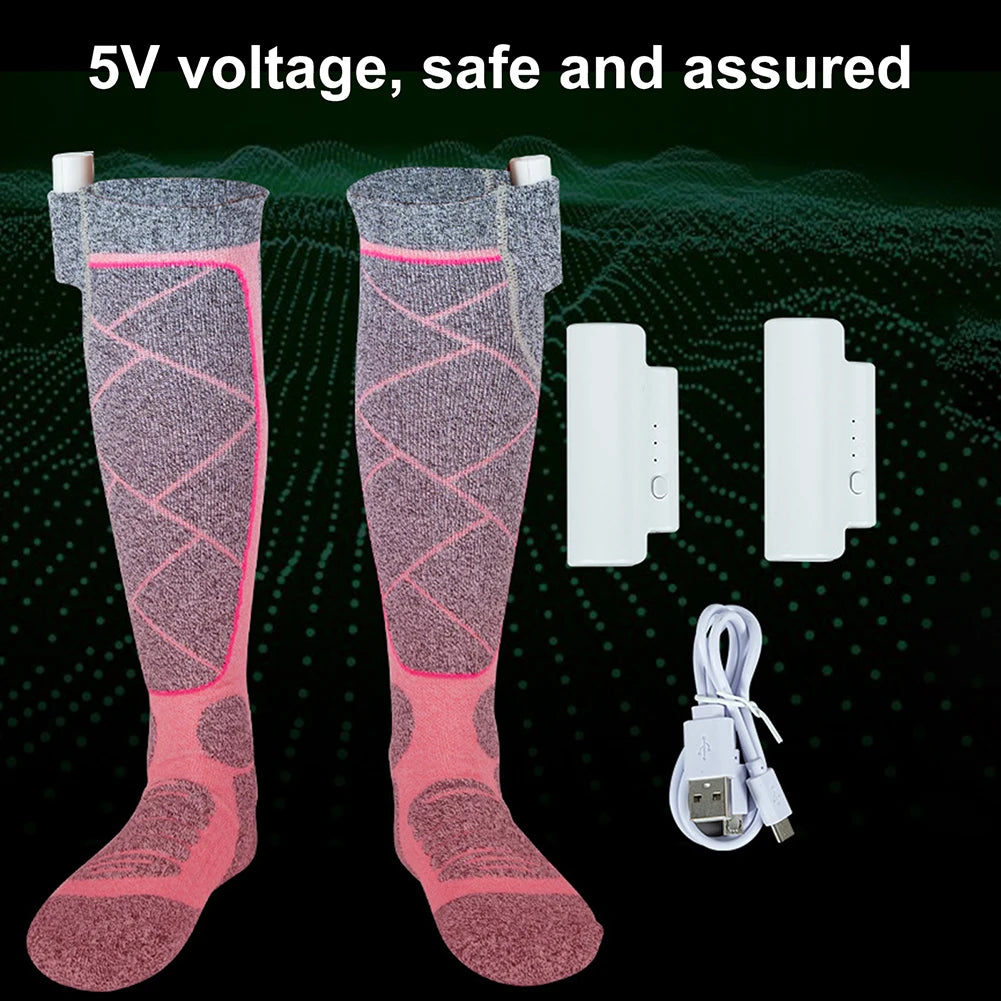 Calcetines Térmicos Recargables para Clima Frío Exterior