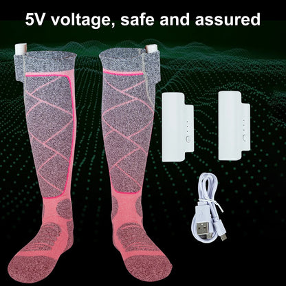 Calcetines Térmicos Recargables para Clima Frío Exterior
