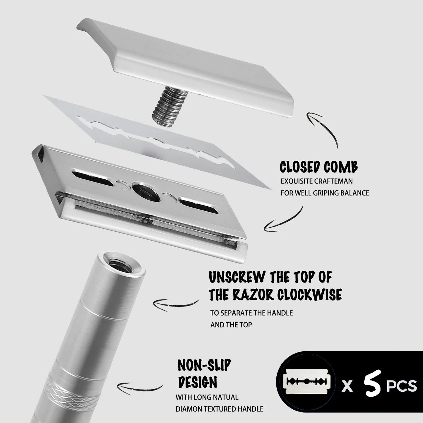 Precision Double-Edge Safety Razor