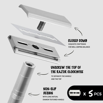 Precision Double-Edge Safety Razor