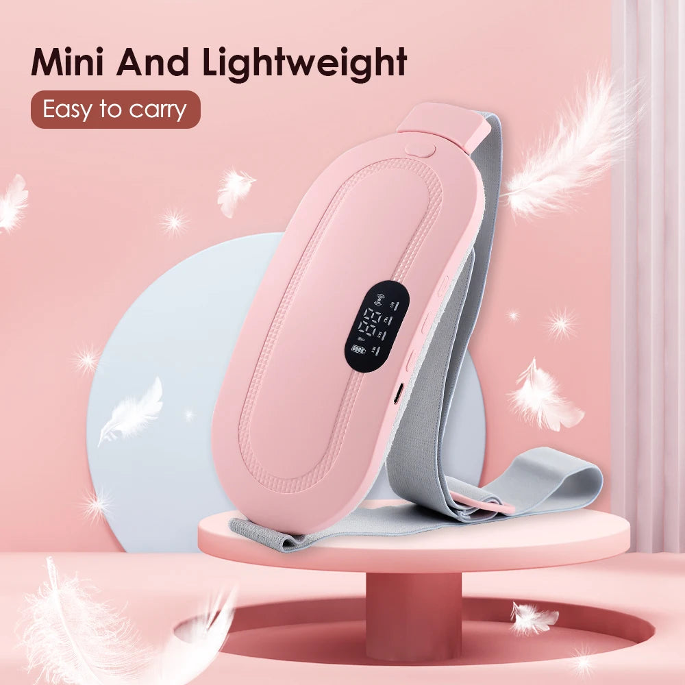 Heated Menstrual Comfort Belt with Warm Compress & Massage Function