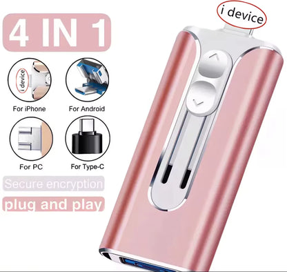 Pen Drive Universal 2-em-1 de Alta Velocidade para iOS
