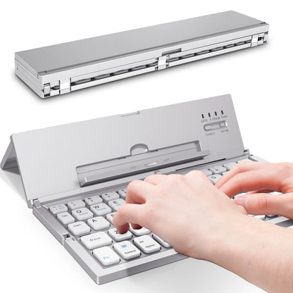 Teclado Bluetooth inalámbrico plegable ultrafino