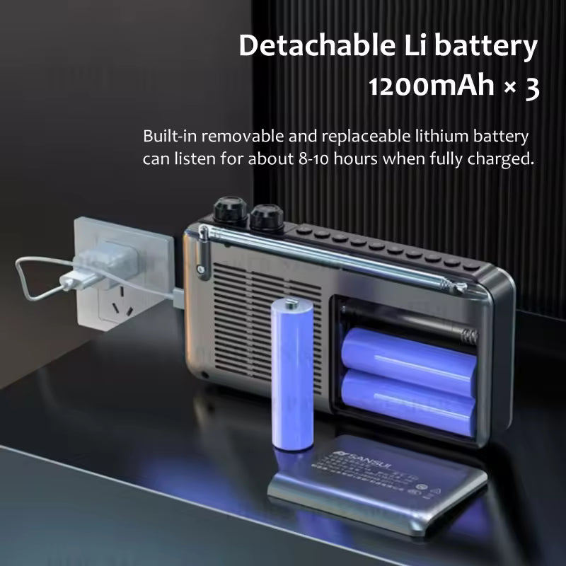 Rádio Multibanda Portátil F50