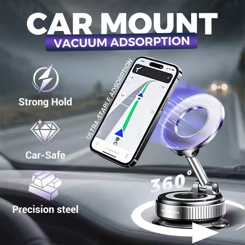 360° Ultra-Suction Magnetic Phone Mount