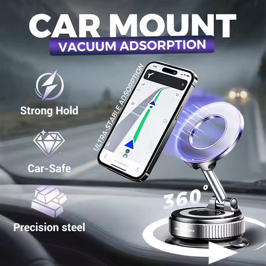 360° Ultra-Suction Magnetic Phone Mount