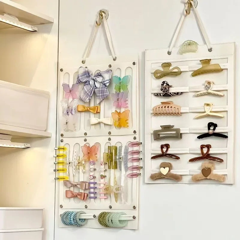 Organizador de accesorios para el cabello de pared