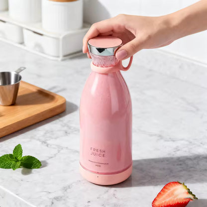 Minibatidora portátil y botella para zumos – Carga inalámbrica USB