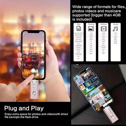 Pen Drive Universal 2-em-1 de Alta Velocidade para iOS
