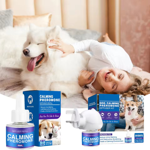 Kit Difusor de Feromonas Calmantes para Animais de Estimação
