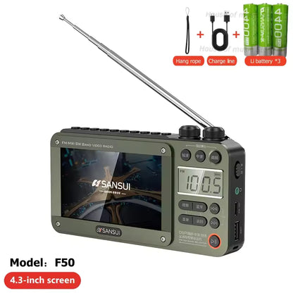 Rádio Multibanda Portátil F50