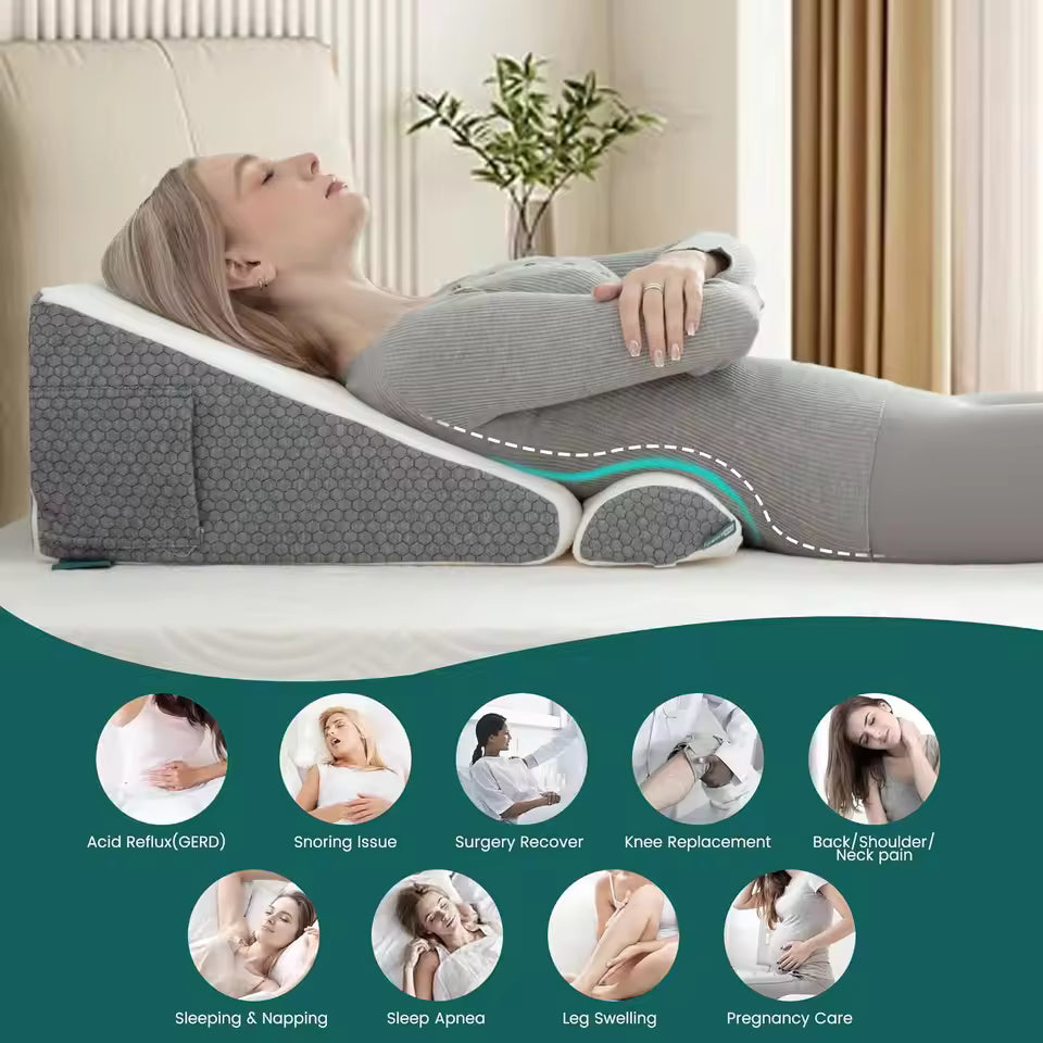 Ergonomic Memory Wedge Foam
