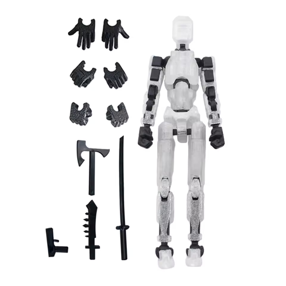 13-Joint Articulated Poseable Dummy Figure – 3D Printed Drawing & Animation Model
