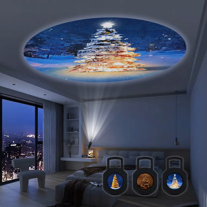 Luz de proyección LED para árbol de Navidad